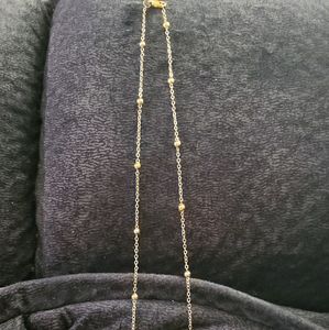 18kt Gold Necklace 18"